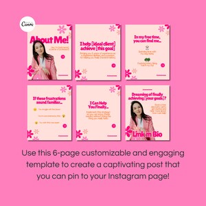Pinned About Me Instagram Post Template for Service Providers | Canva
