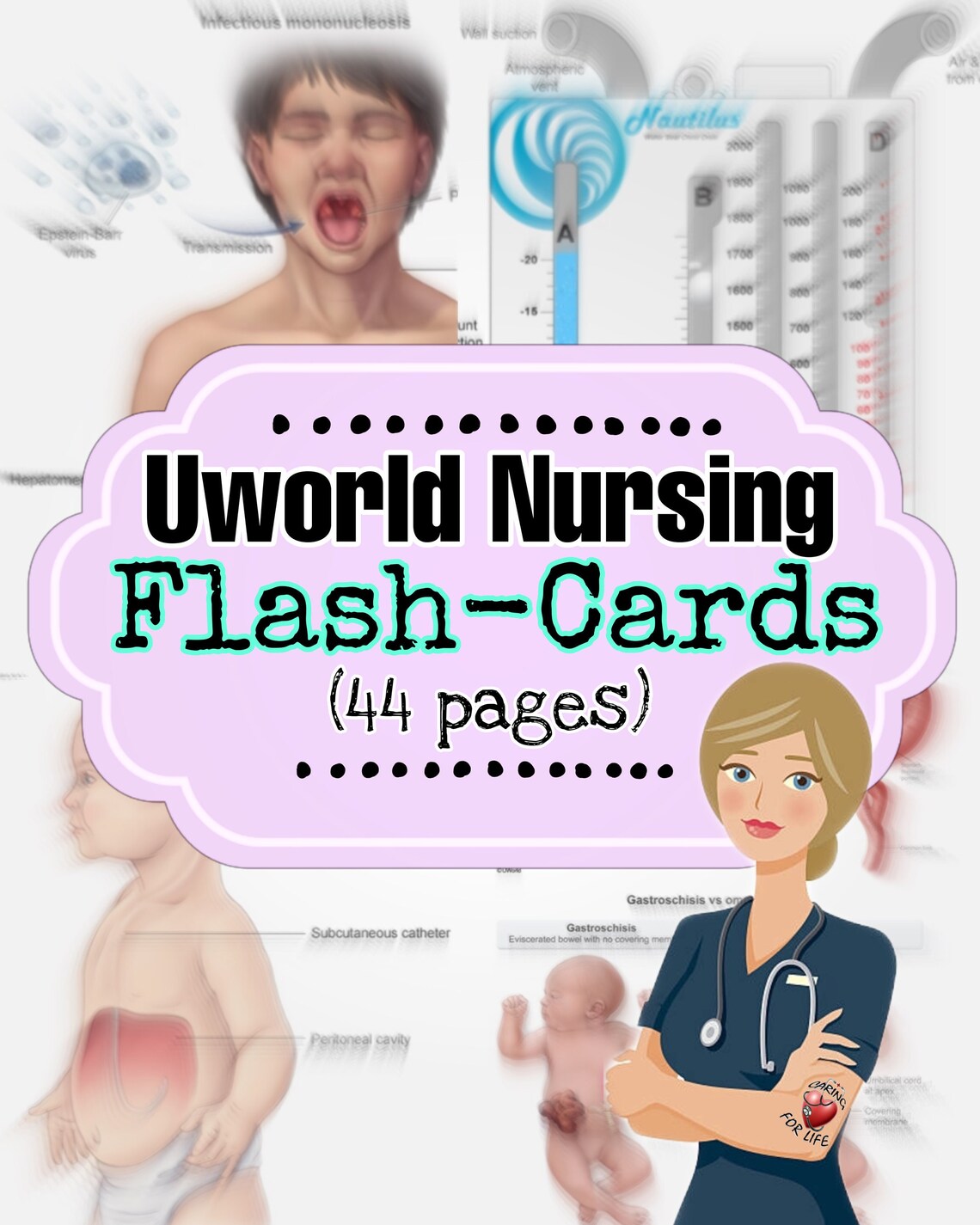 Uworld Nursing Flashcards 44 Pages Etsy