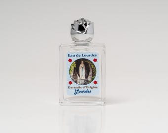 Botella Becca con sello de seguridad de agua de Lourdes, 15 ml