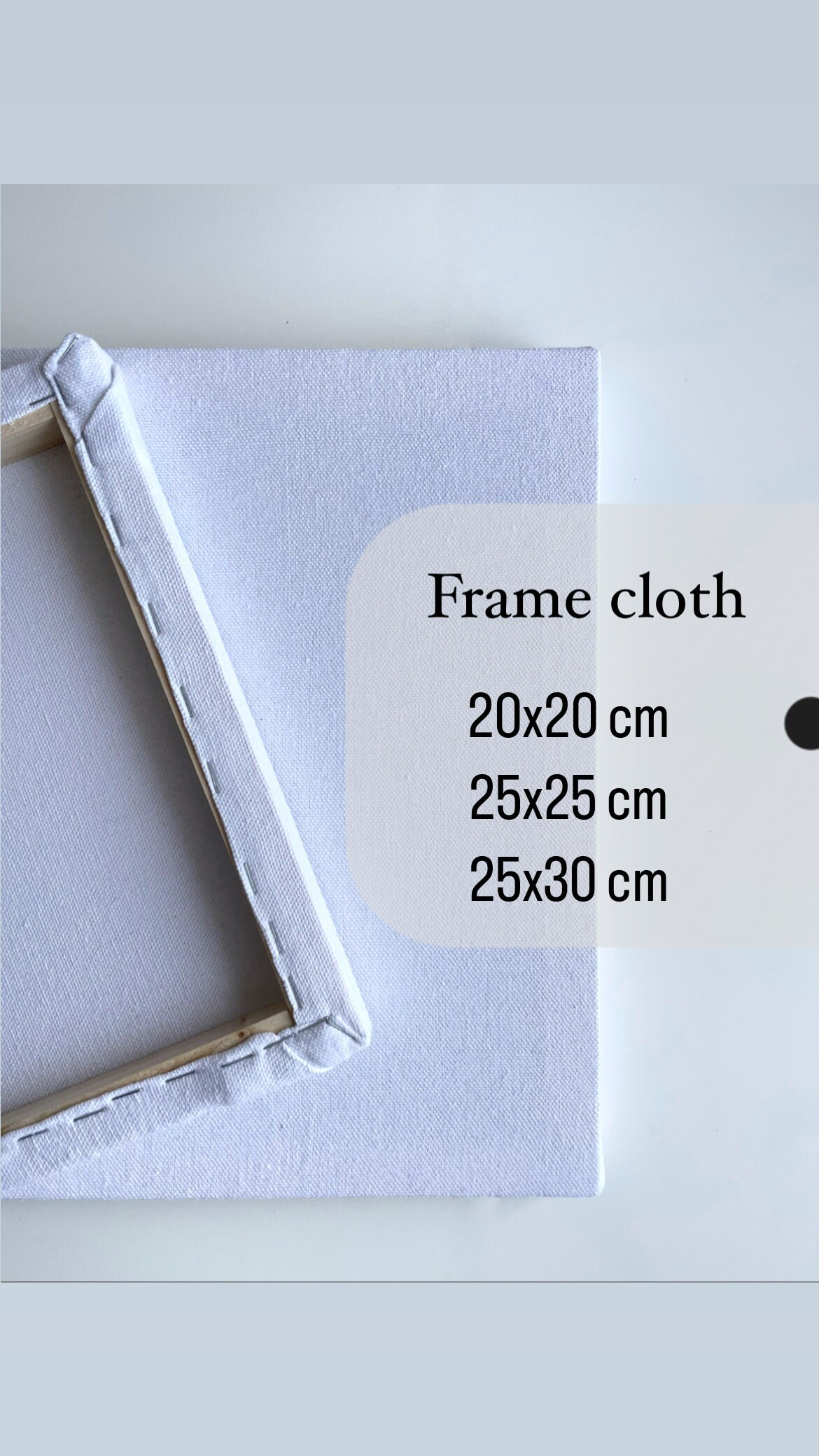 10 (25 cm) X 10 (25 cm) Punch Needle Frame Pre-stretched with Monk's  Cloth, Ready to Use Punch Needle Supply *Listing for ONE Frame