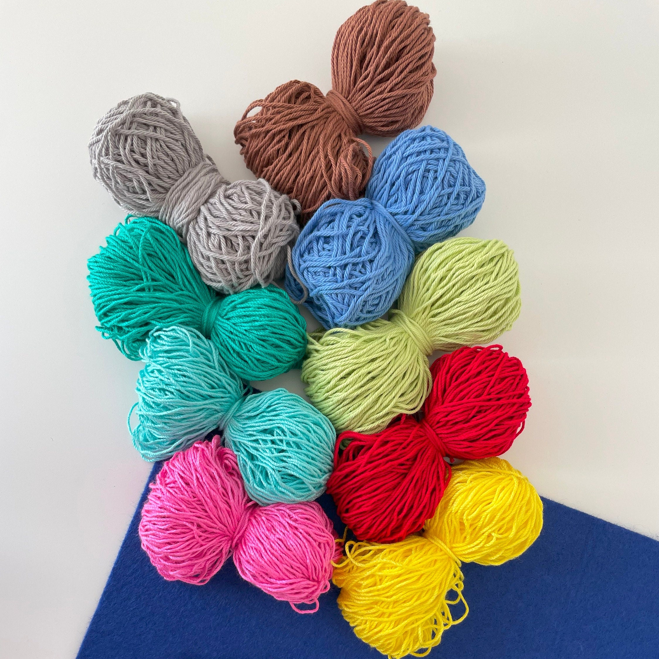 Vaporwave Color Pack – Amigurumi Cotton Yarn 4 Ball Bundle – Club