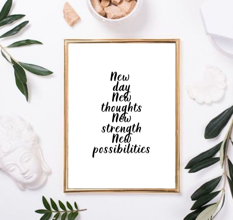 New Day Quotes Inspirational Quotes Printable Quotes Etsy