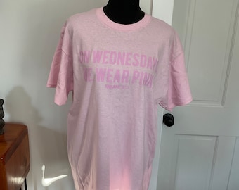 Mean Girls ON WEDNESDAYS WE Wear Pink T shirt