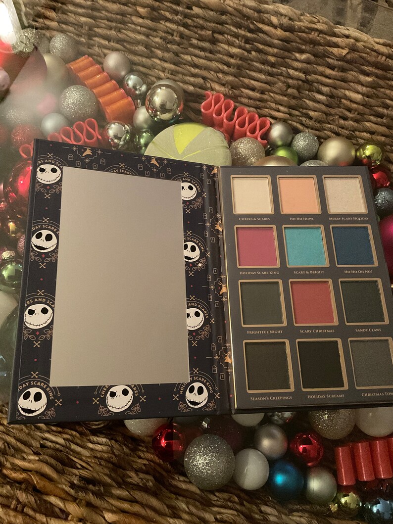 Disney Nightmare Before Christmas Eyeshadow Palette Etsy