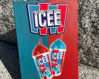 ICEE Blue Raspberry and Cherry Eyeshadow Palette