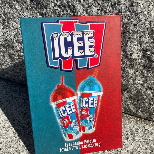 ICEE Blue Raspberry and Cherry Eyeshadow Palette