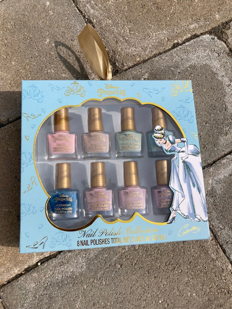 Disney Princess Cinderella Nail Polish Set - Etsy