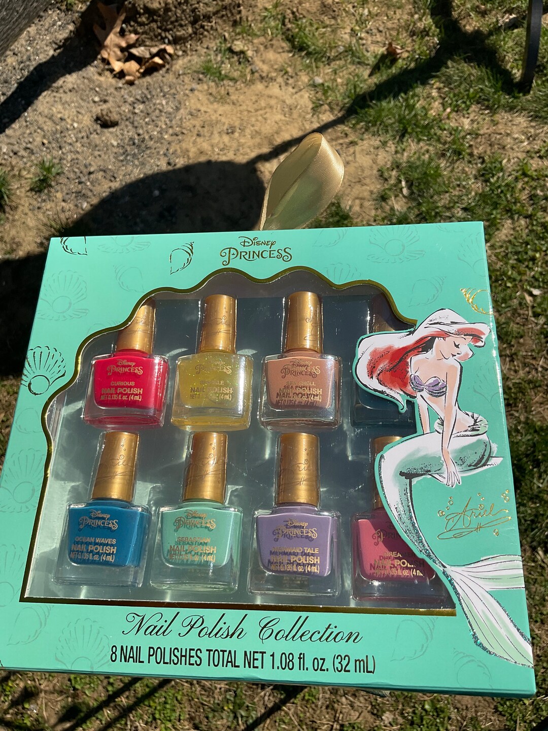 Disney Princess Ariel Nail Polish Set Etsy