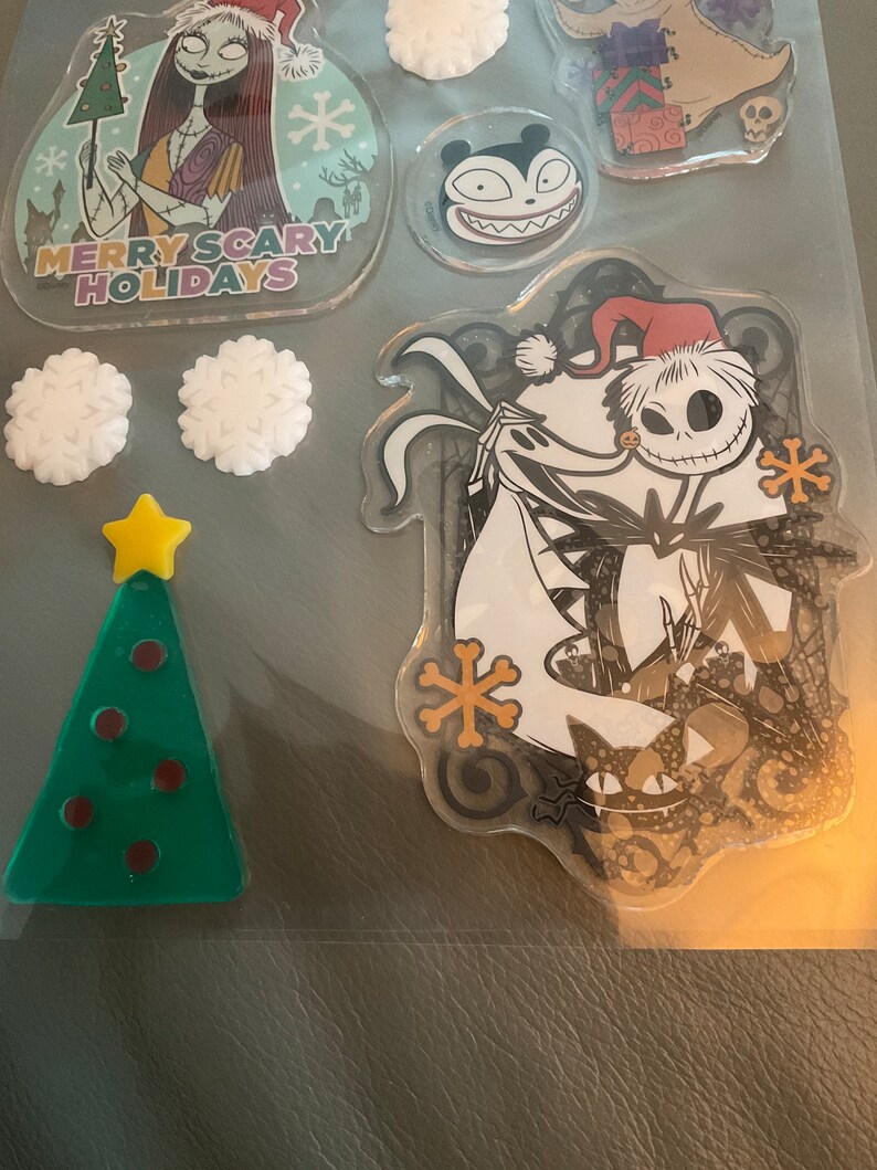 Disney the Nightmare Before Christmas Window Clings Etsy