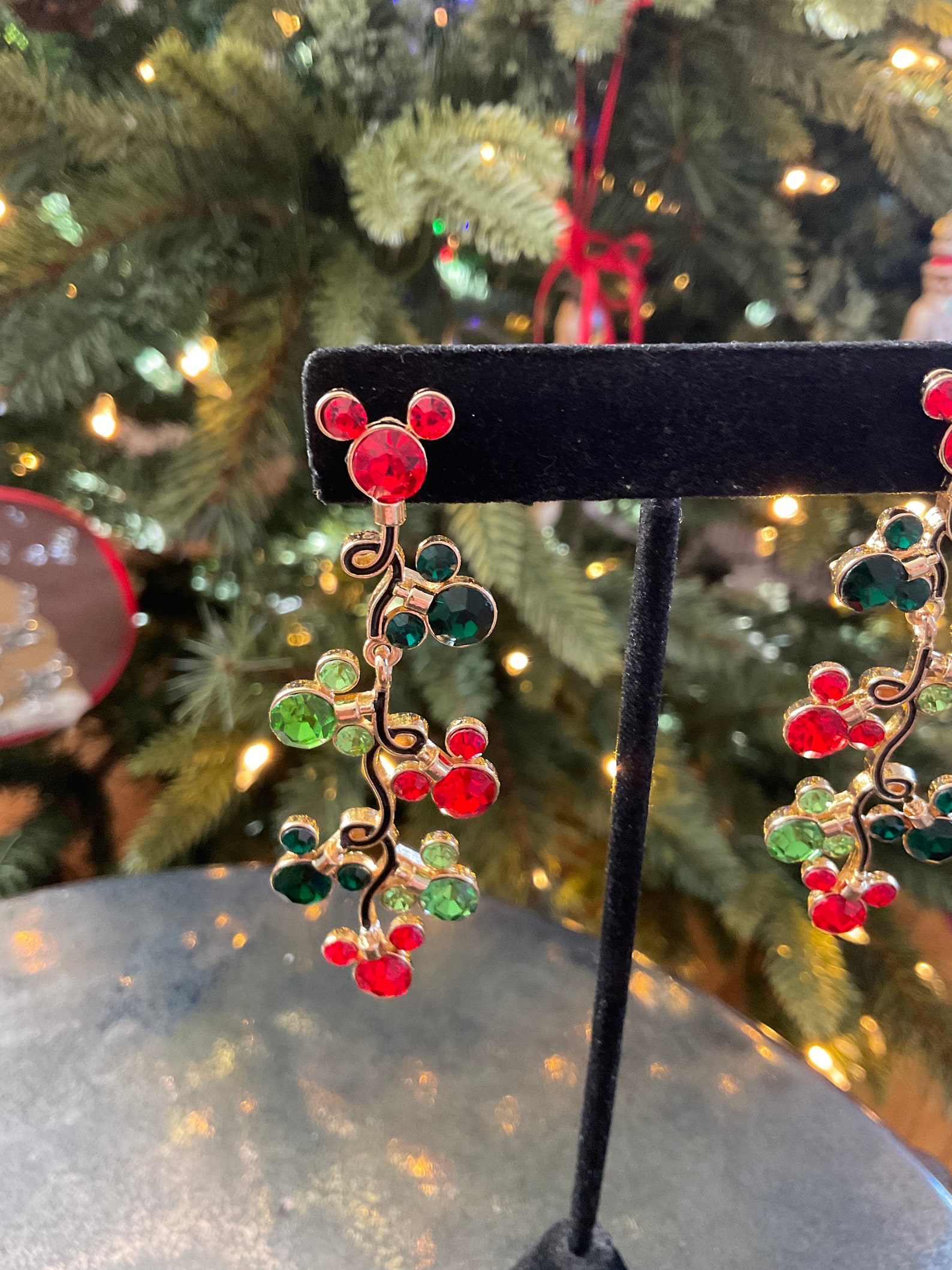 Disney Baublebar Mickey Mouse Christmas Light Earrings Etsy