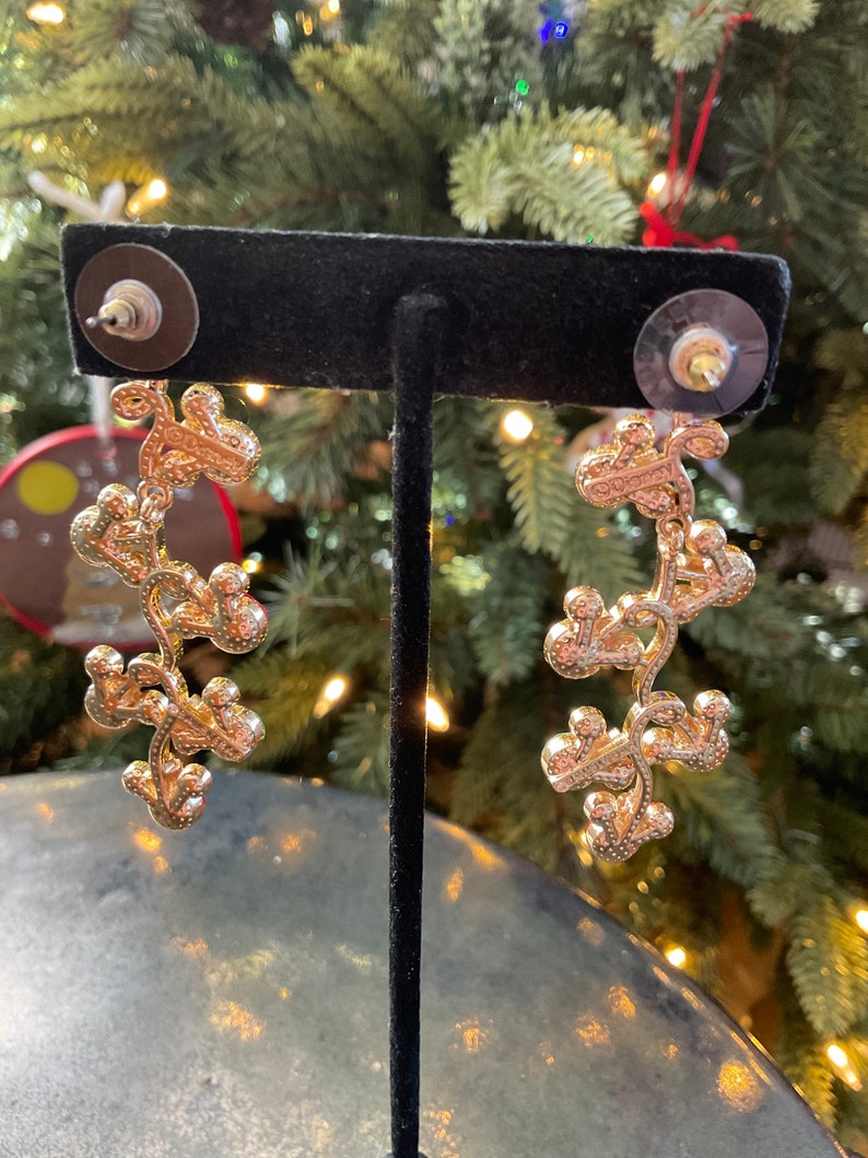 Disney Baublebar Mickey Mouse Christmas Light Earrings Etsy