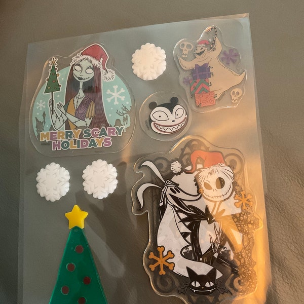 Christmas Window Clings Etsy