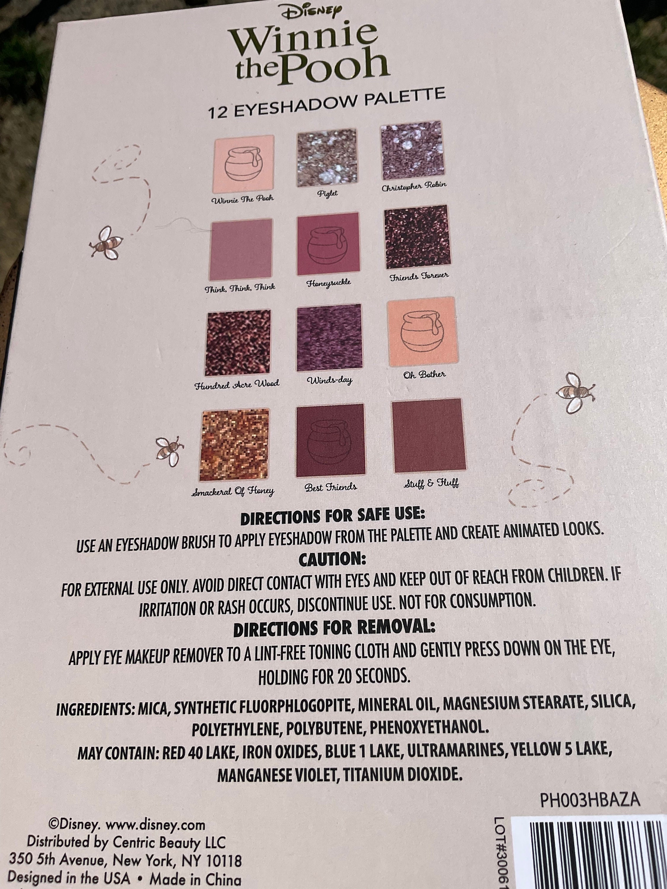 Disney Winnie the Pooh Eyeshadow Palette - Etsy