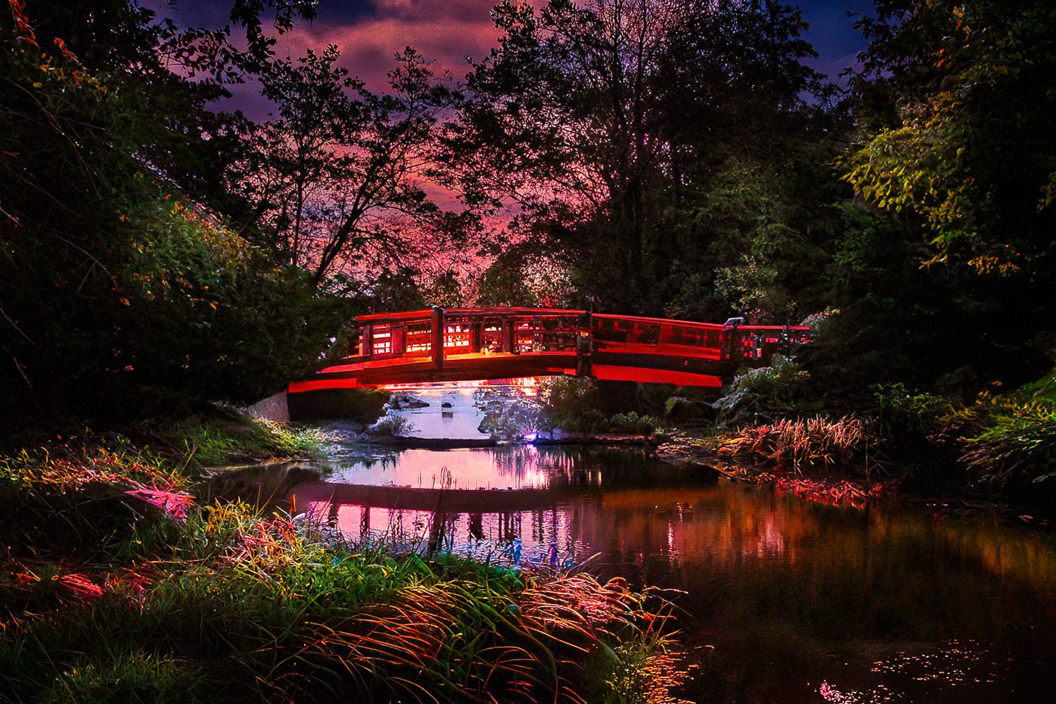 Landscape, Oregon, Bridge, Mingus Park, Wall Art, Fine Art Photography