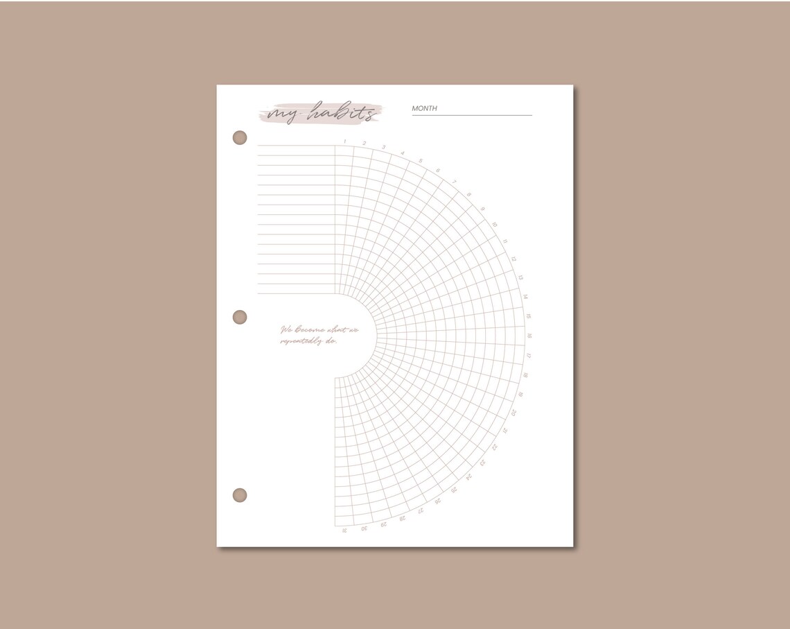 Complete Planner Bundle Daily Weekly Monthly Check-in - Etsy