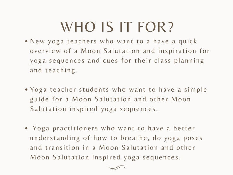 Moon Salutation Flow Yoga Sequences, ready made yoga class, with cues, breathing guidance, Sanskrit names, printable PDF PNG files zdjęcie 10