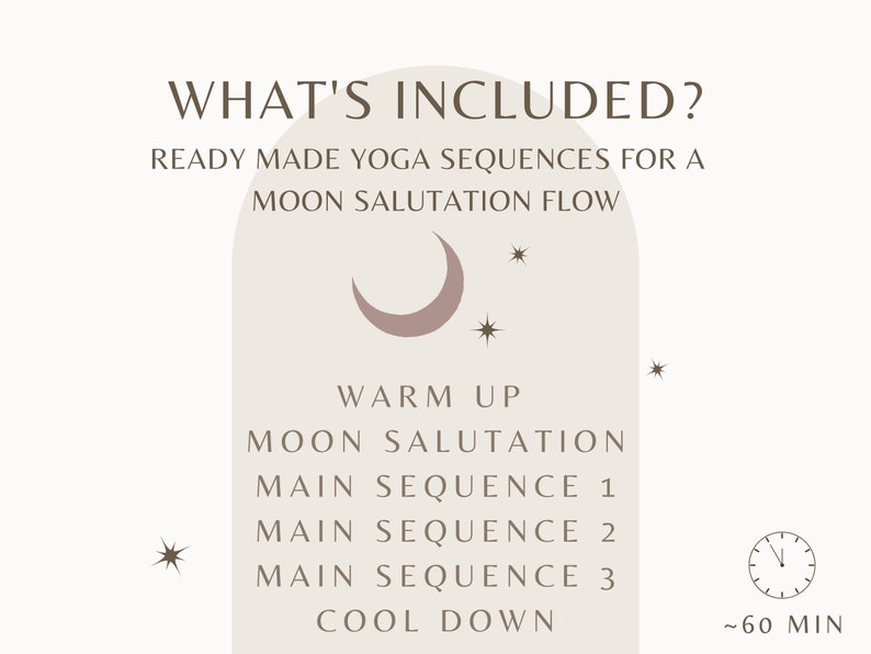 Moon salutation yoga sequences