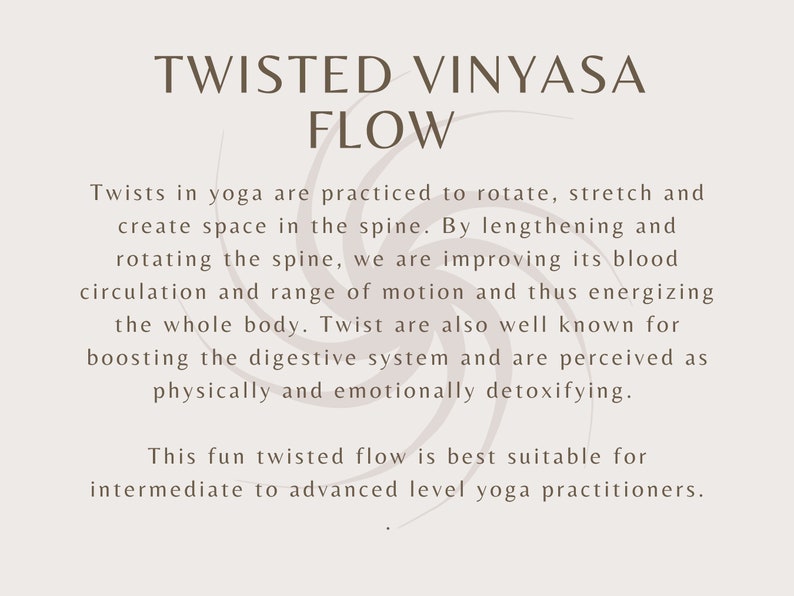 Twists in yoga