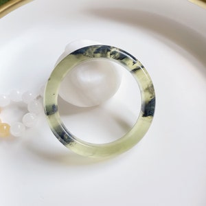 57.6mm Natural Serpentine bangle (Xiuyu), 57.6x11.5x8.5mm, XY61
