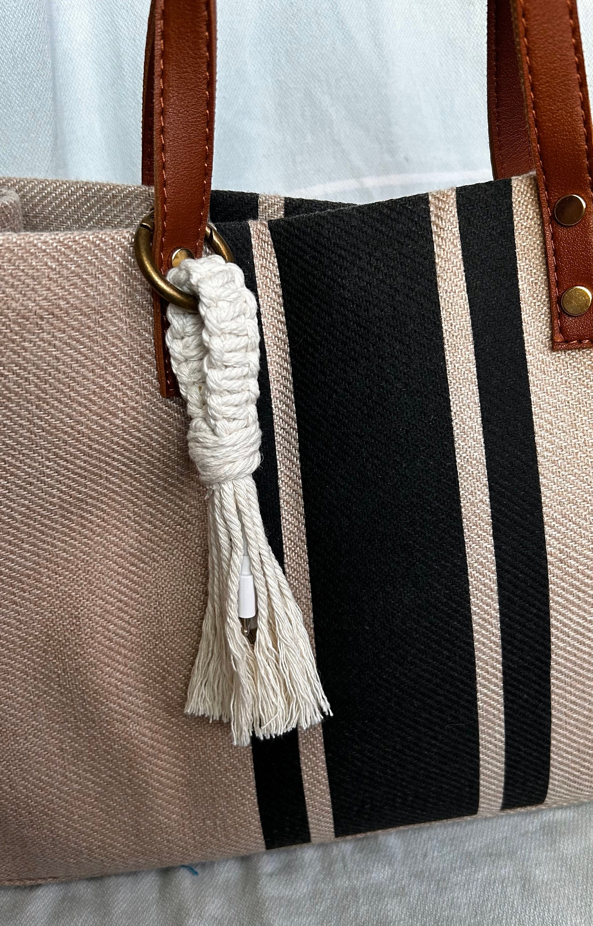 Louis Vuitton Tassel Phone Charger Bag Charm – Just Gorgeous Studio