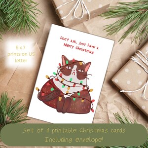 Cartão de Natal para impressão, modelo de envelope, cartões para impressão de feriados, cartão de feriado em branco, imprimíveis de Natal, cartão de boas festas,