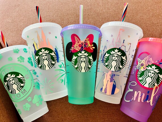 Disney Castle Personalized Starbucks Cup Starbucks Cup -    Personalized starbucks cup, Starbucks diy, Custom starbucks cup