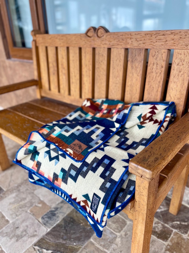 Softest Artisanal Alpaca Wool Blanket/Throw Fair Trade Made in Ecuador URQU Collection image 1