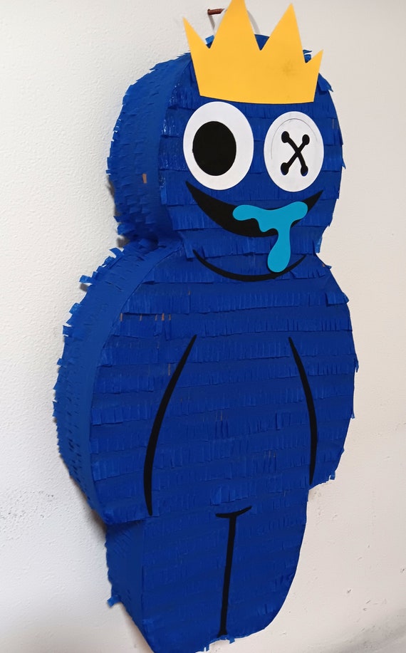 Blue Rainbow Friends Full Body Pinata Hand Crafted-made to Order 