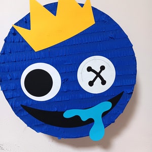 Blue Rainbow Friends Head Pinata image 1