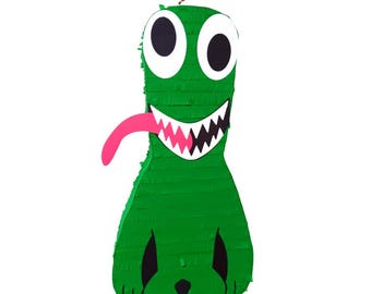 Green Rainbow Friends Full Body Pinata Hand Crafted-Made To Order