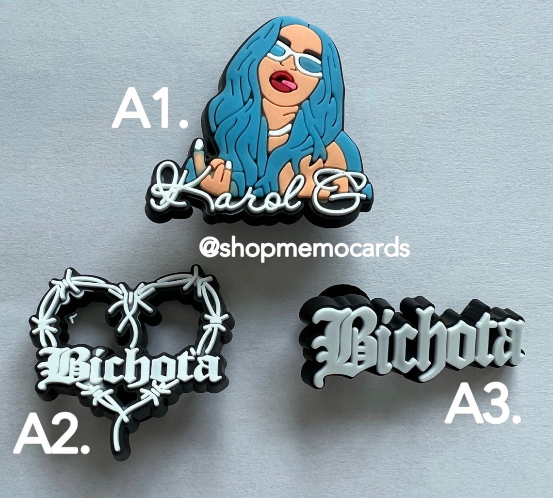 Karol G Bichota Croc Charms PVC Jibbitz Croc Charms Etsy New Zealand