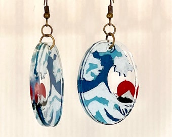 The Great Wave earrings