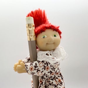1980s Pencil Huggers - Mini Cabbage Patch Kids Clip-on Pencil Toppers - Your Choice