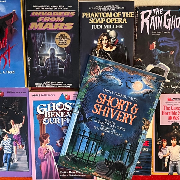 Vintage 80s Teen Horror Mystery Fiction Novels - Your choice