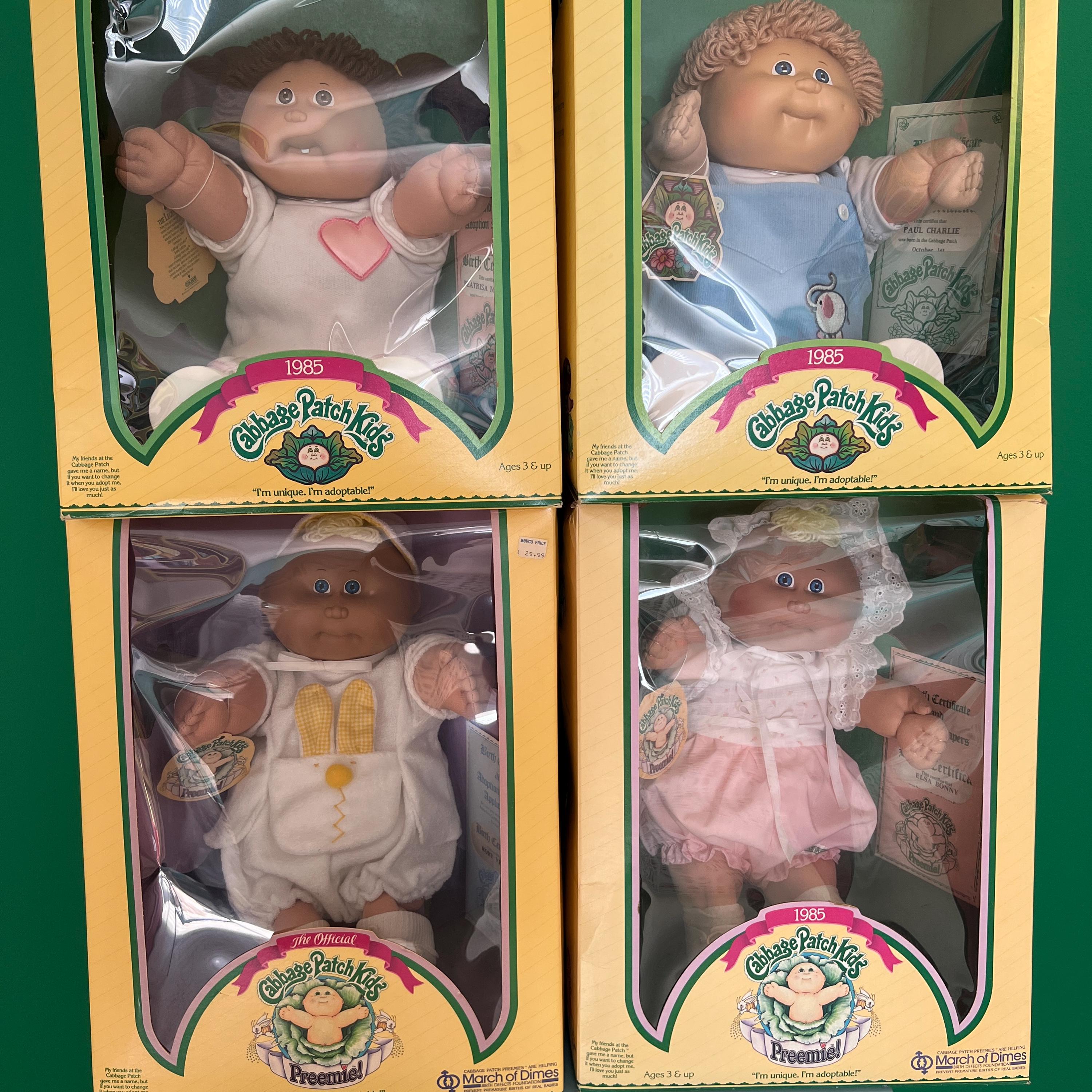 キャベツ畑人形 Vintage Cabbage Patch Kids Lions Mane Blonde Hair Green Eyes HM9 RA キャベツ畑人形 Vintage 1985 Signed Cabbage Patch Kid Girl Cowboy Doll