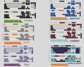 172 gmk keycap | double shot | gradient keycap set | artisan keycap set | designer keycap | cherry mx keycap | mechanical keyboard keycaps