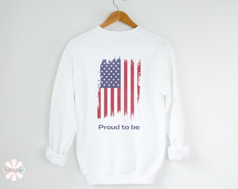 Patriotisches Shirt, Militär Sweatshirt, USA Shirt, Amerikanische Flagge Sweatshirt, Patriotisches Geschenk