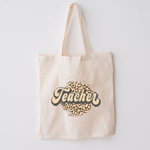 Teacher Tote Bag, Teacher Appreciation Gift, Book Bag, Teacher Gift, Canvas Tote Bag