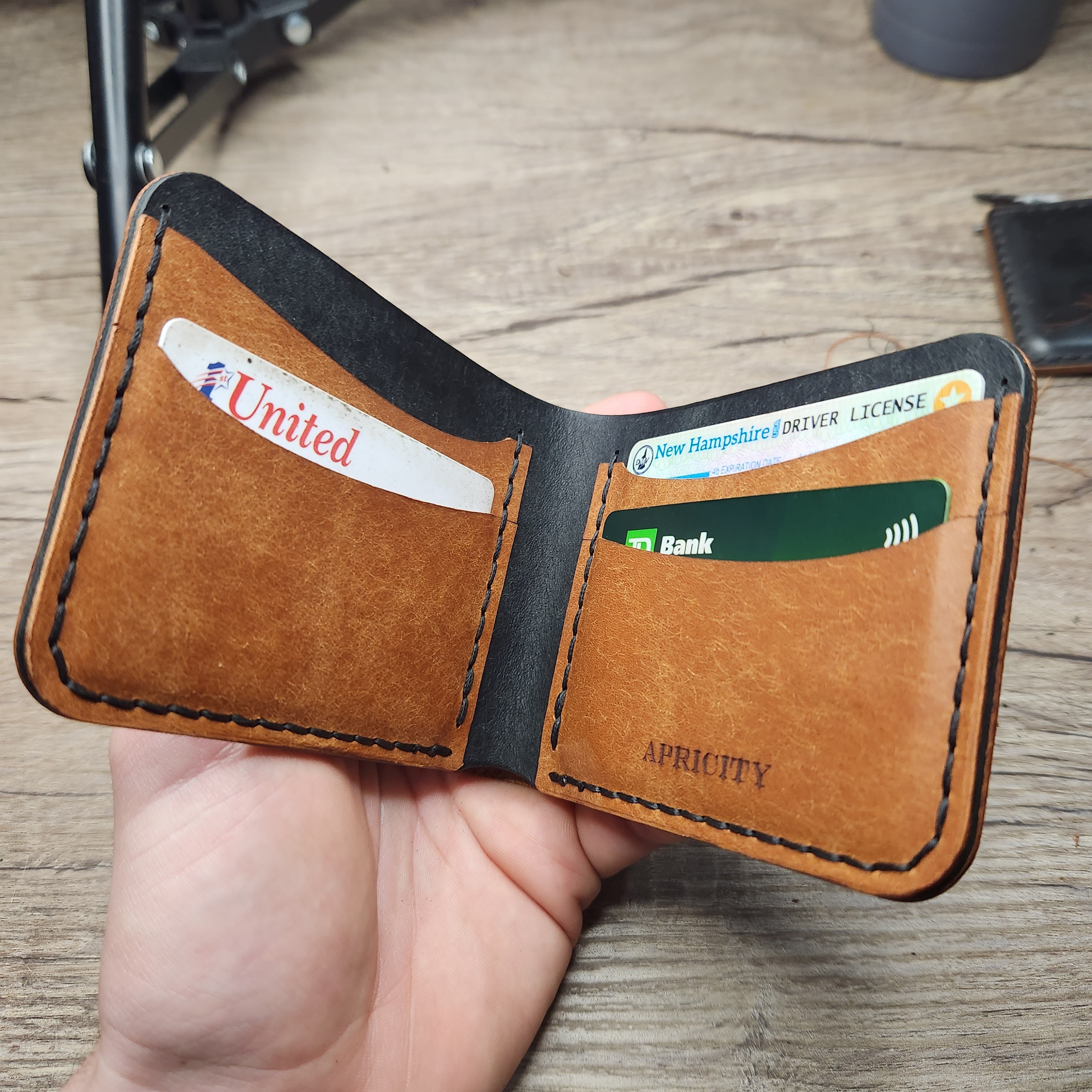 630laser Personalized Leather Wallet