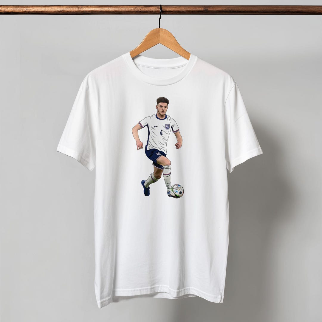 デクラン・ライス イングランド代表Tシャツ：アーセナル サッカー