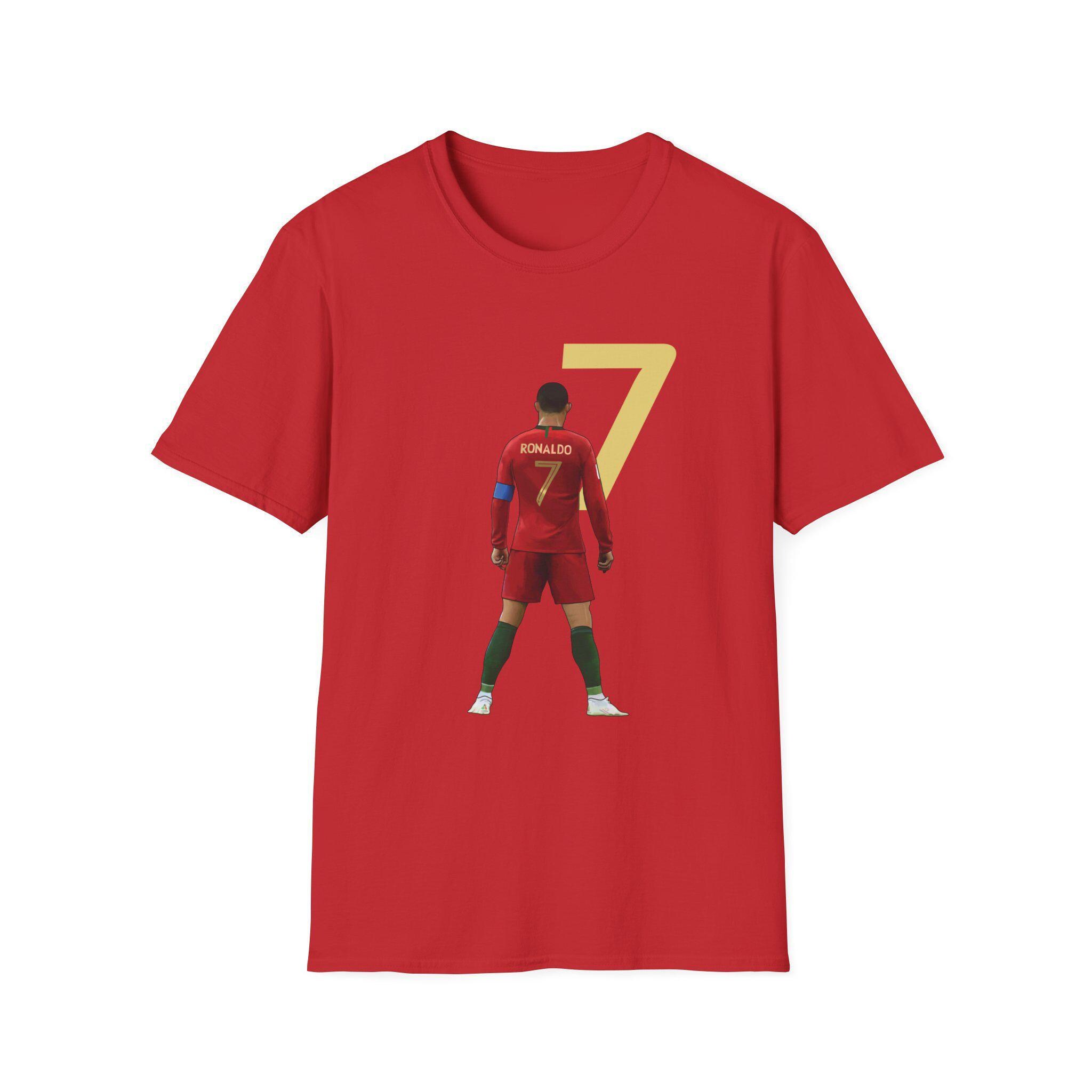 Cristiano Ronaldo Portugal T-shirt | Number 7 Football Graphic