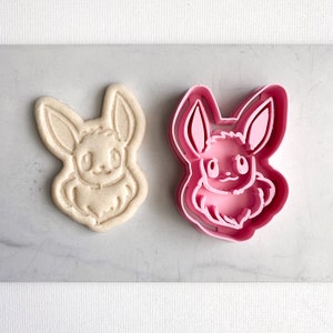 Eevee Embossed Cookie Cutter
