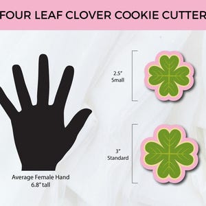 Four Leaf Clover Cookie Cutter - 2 sizes