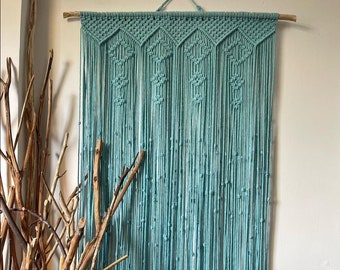 Macrame Door And Window Curtain, Handmade Macrame Curtain, Room Divider, Wedding Backdrop Wall Hanging