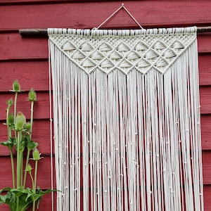 Macrame Door And Window Curtain, Handmade Macrame Curtain, Room Divider, Wedding Backdrop Wall Hanging