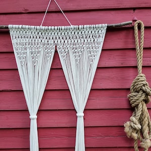 Macrame Door And Window Curtain, Handmade Macrame Curtain, Room Divider, Wedding Backdrop Wall Hanging