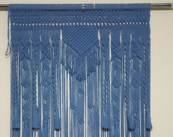 Macrame Door And Window Curtain, Handmade Macrame Curtain, Room Divider, Wedding Backdrop Wall Hanging