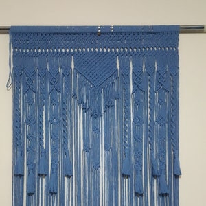 Macrame Door And Window Curtain, Handmade Macrame Curtain, Room Divider, Wedding Backdrop Wall Hanging