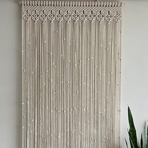 Macrame Door And Window Curtain, Handmade Macrame Curtain, Room Divider, Wedding Backdrop Wall Hanging