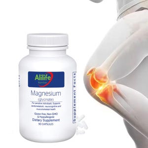 Best Seller Supplements Magnesium Capsules Supports Cardio-metabolic Health and Musculoskeletal Function for Adult ( Set of 2 )
